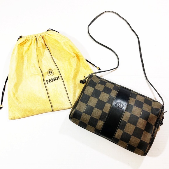 fendi checkered bag